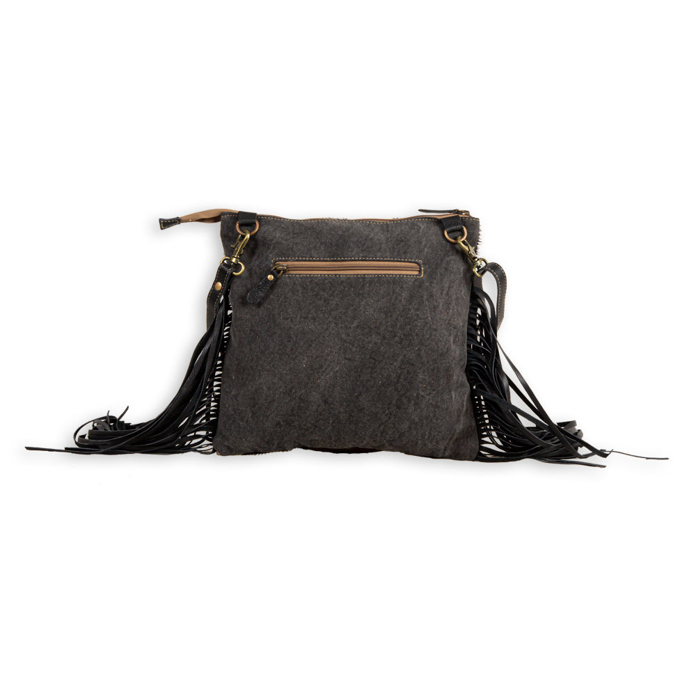 Tumbleweed Trail Fringed Hand-Tooled Bag