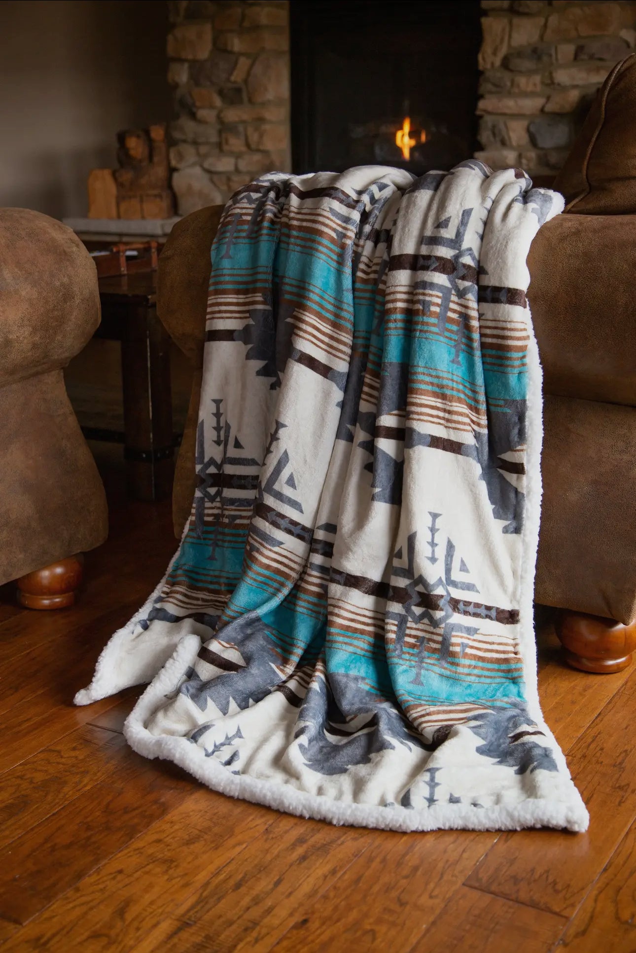 Lone Mountain Throw Blanket