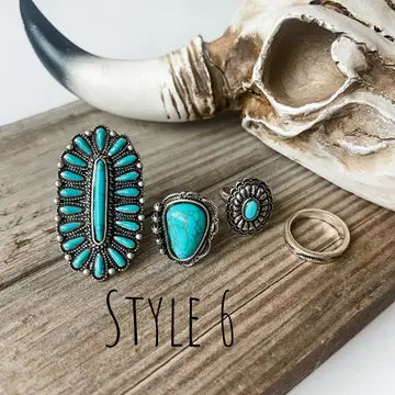 Western Statement Ring Set