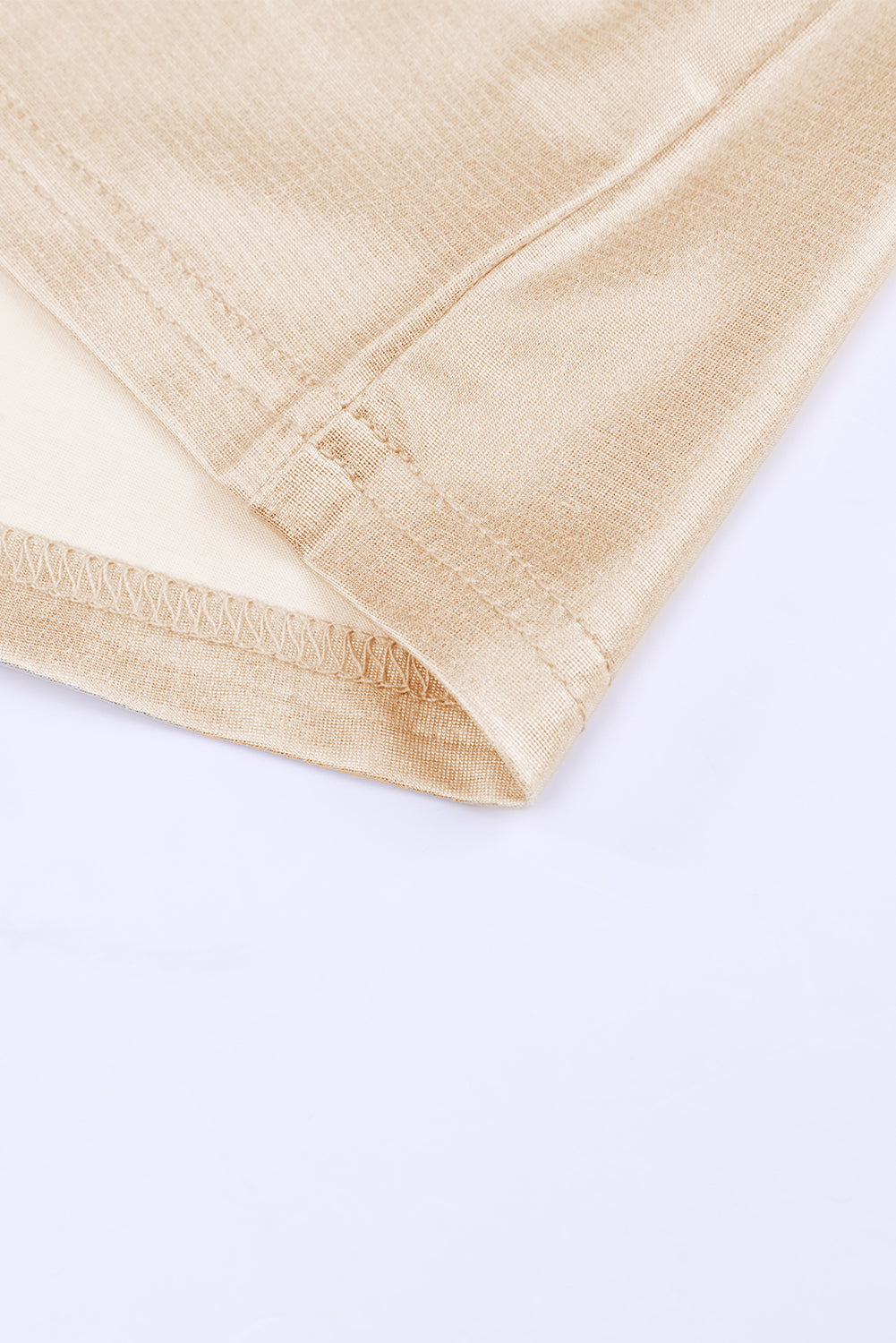 Pink Solid Chest Pocket Loose Fit T Shirt
