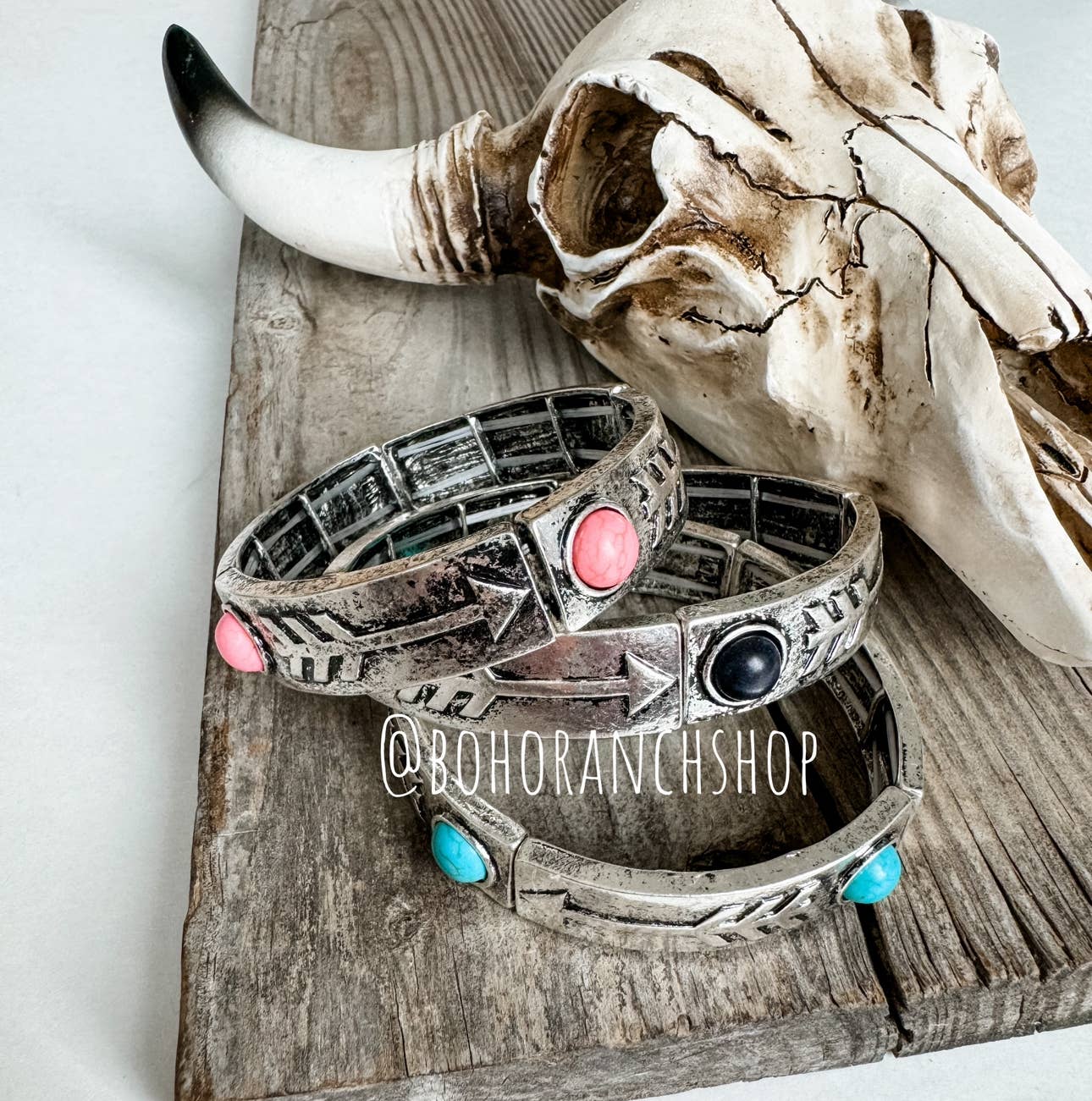 Western Arrow Stackable Stretch Bracelet 