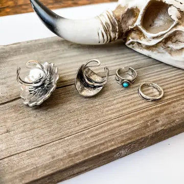 Western Statement Ring Set